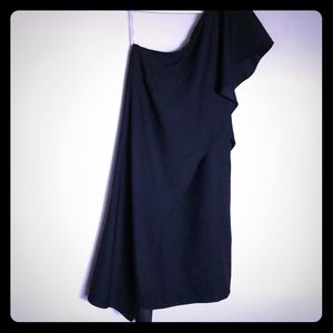 Women’s Size Small Black One Shoulder Dress